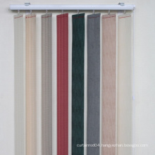 color design vertical blinds slats, vertical blind headrail